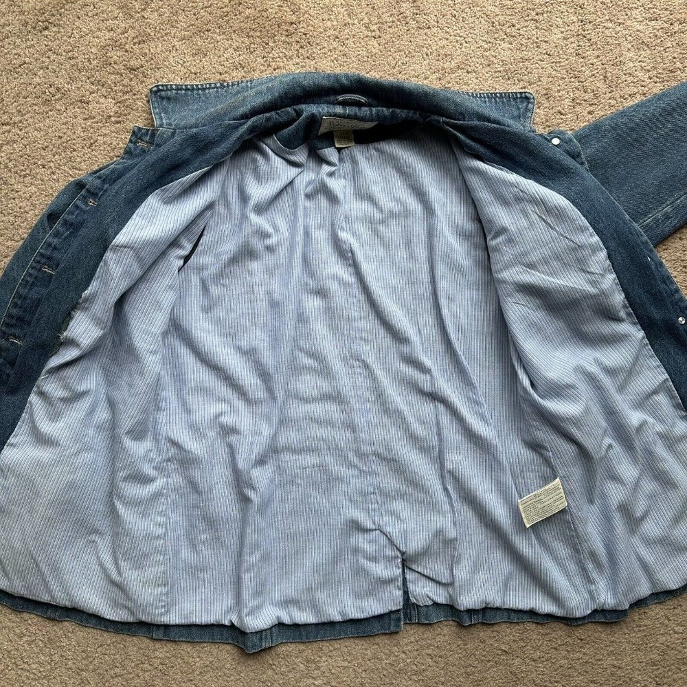 St Johns Bay lined Denim Jacket - Womens Large - Picture 3 of 13